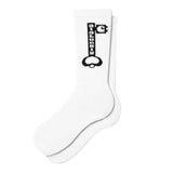 LOCKED SOCKS WHITE - Weiße Socken  ACCESSOIRES CARHARTT WIP