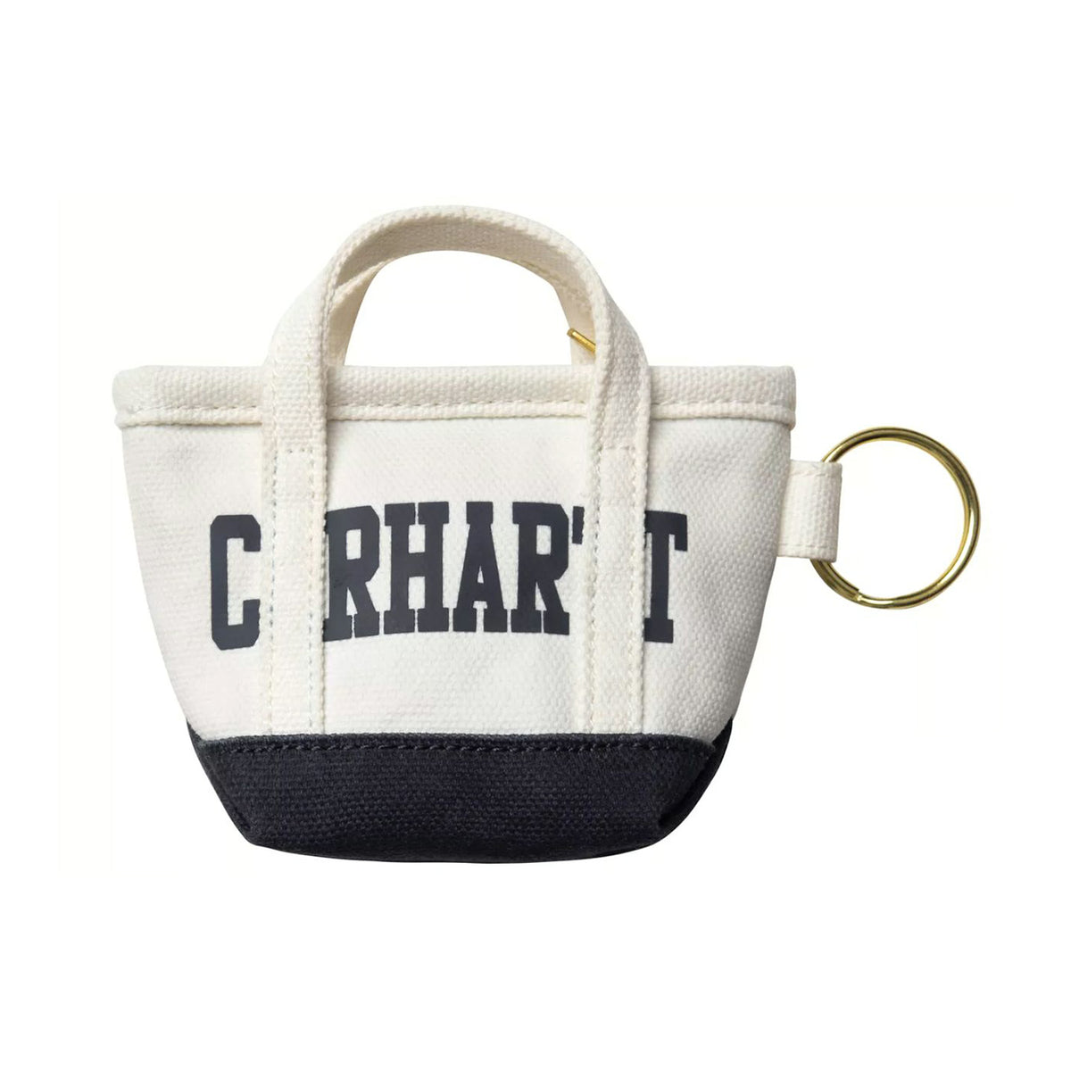 Mini Tote Bag Keychain Natural / Blue - Portachiavi Bianco I036418 2PIXX CARHARTT WIP 