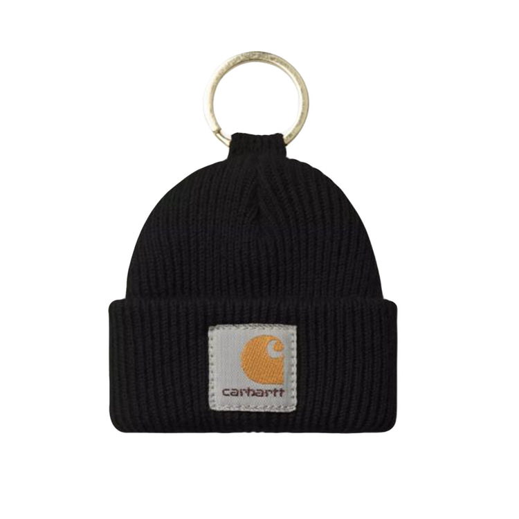 Mini Watch Hat Keychain Black - Portachiavi Nero I036420 89XX CARHARTT WIP 