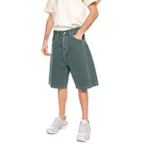 Brandon Short Velvet Green - Grüne Herren-Bermudashorts CARHARTT WIP