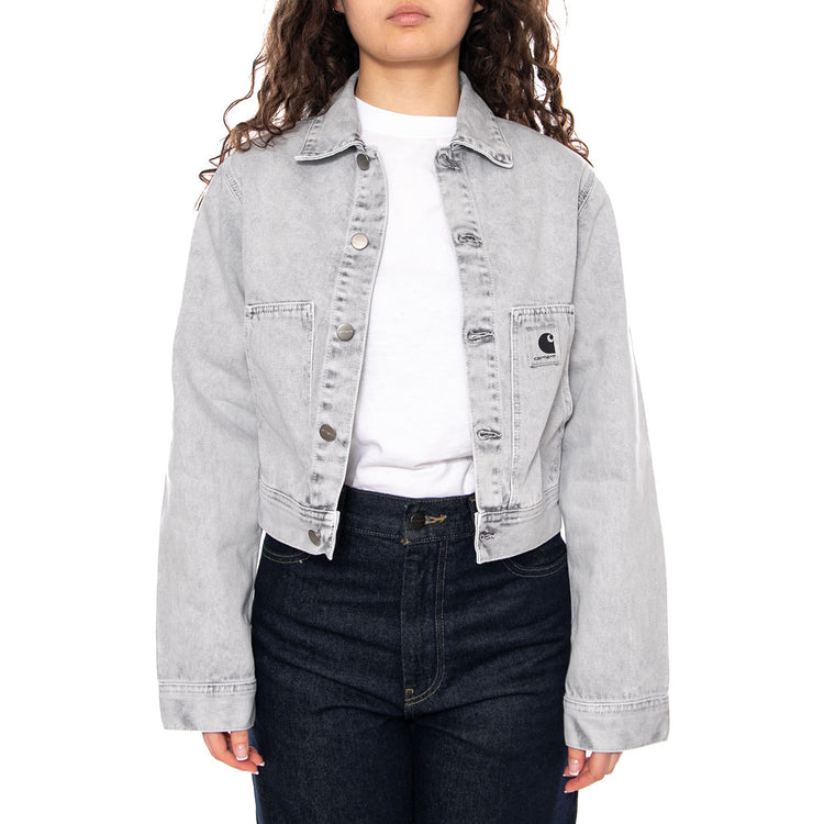 W' Arca Jacket  - Giacca Denim Jeans Donna I036528 895F CARHARTT WIP 