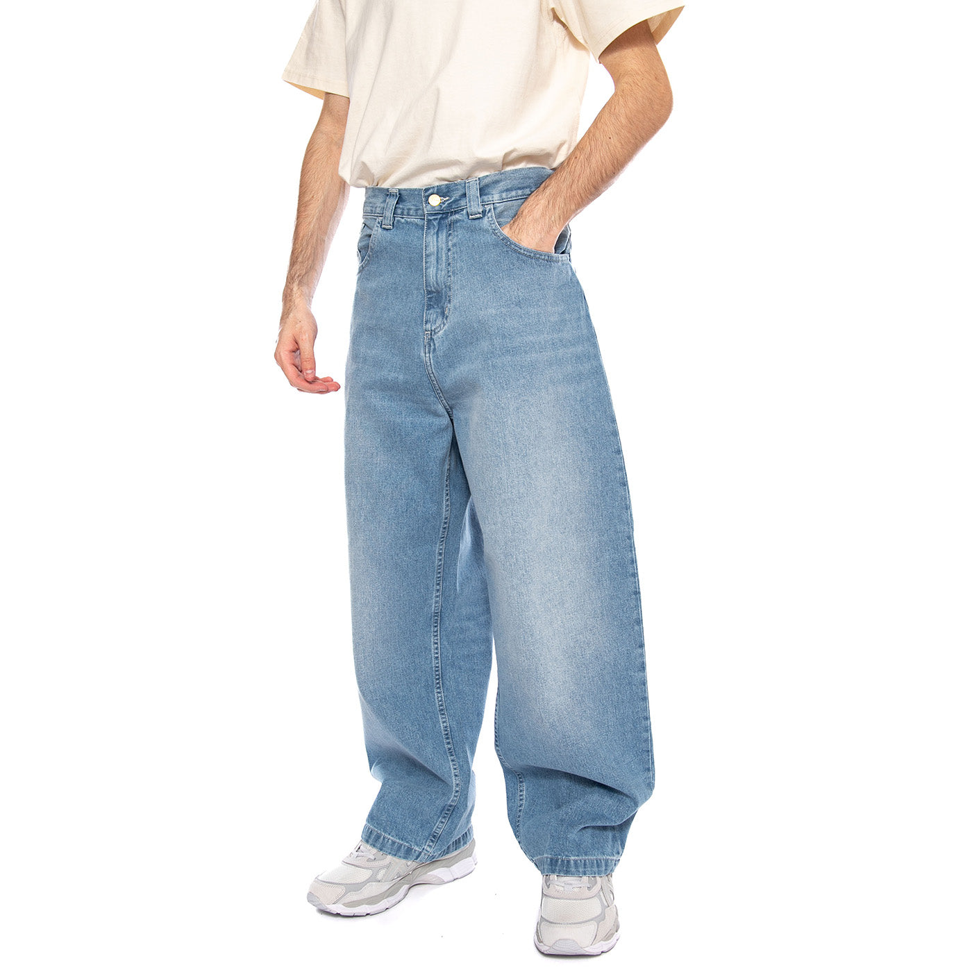 Brandon Pant Blue - Pantaloni Denim Jeans Uomo Blu I036544 01ZO CARHARTT WIP 