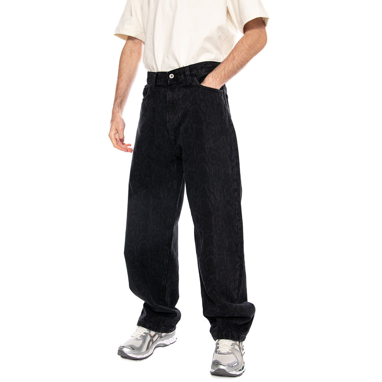 Snake Landon Pant Black - Pantaloni Uomo Neri I036589 3R260 CARHARTT WIP 