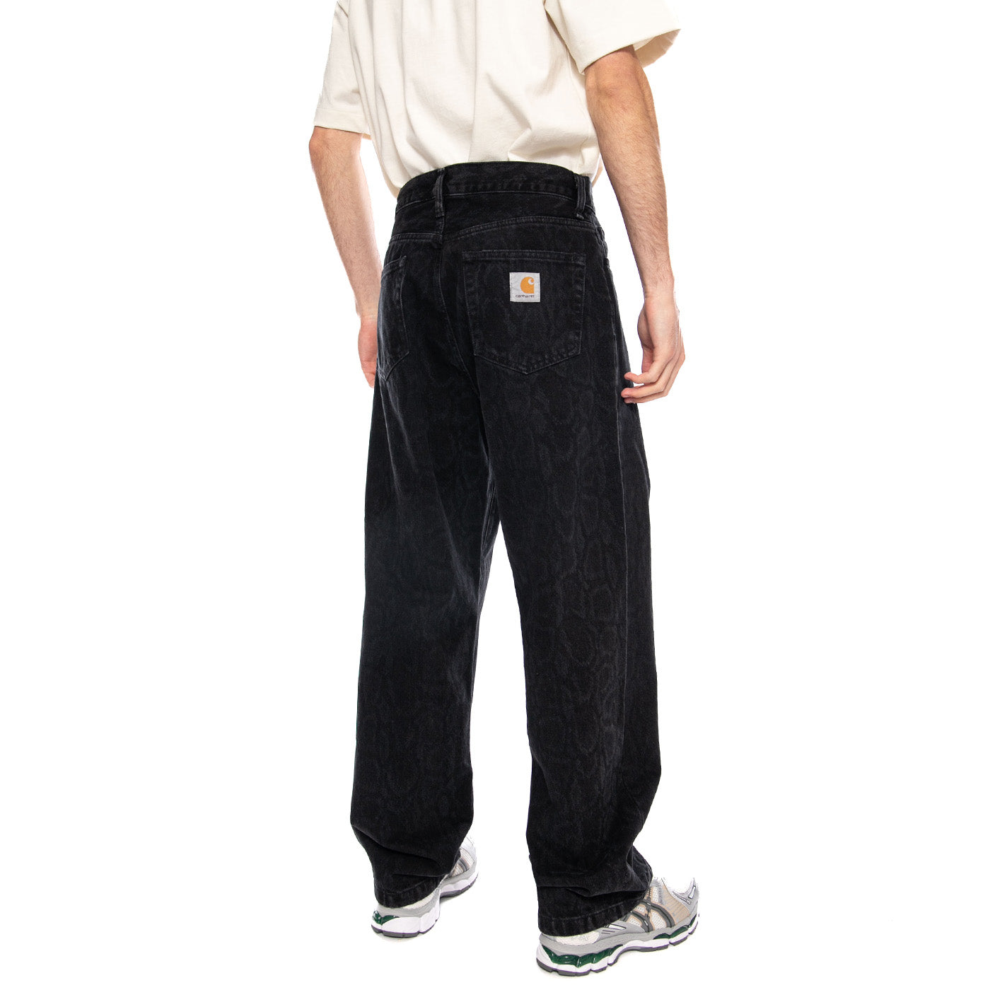 Snake Landon Pant Black - Pantaloni Uomo Neri I036589 3R260 CARHARTT WIP 