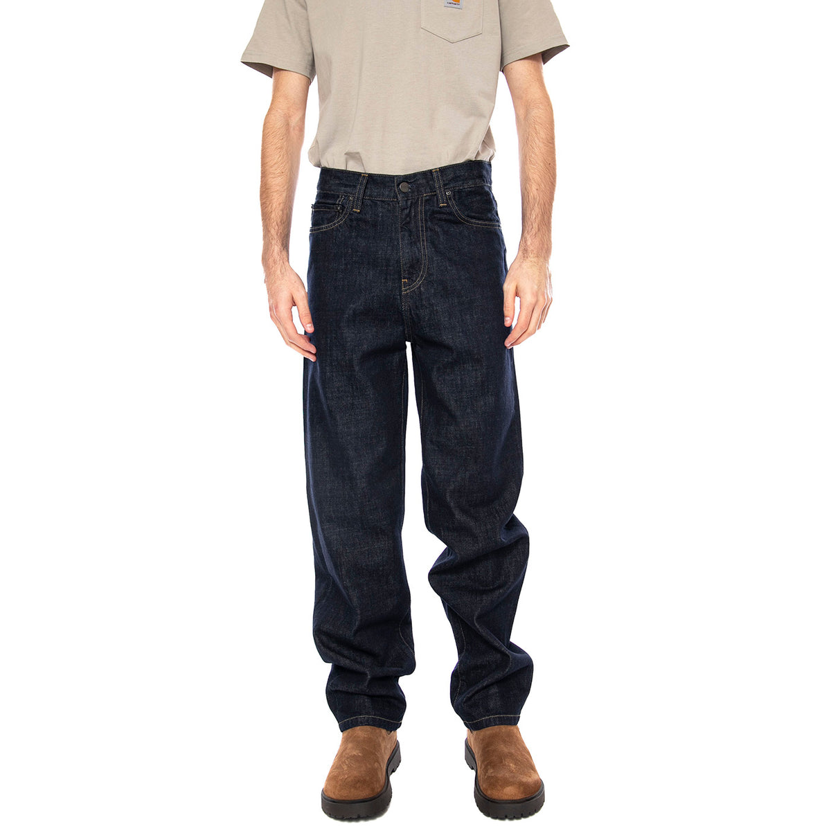 Aaron Pant Blue - Pantaloni Uomo Blu I036728 0102 CARHARTT WIP 