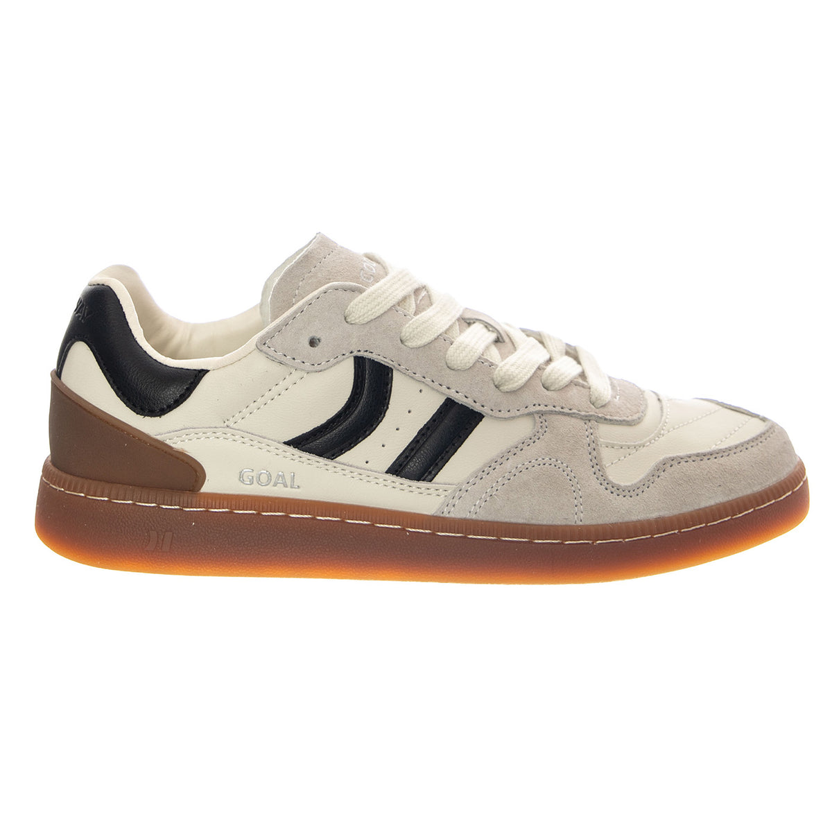 Goal Whs W White/Black - Scarpe Stringate Donna Bianche 7613172 WHS COOLWAY 