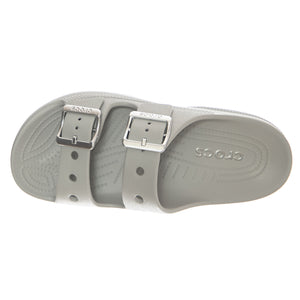 Saturday Metallic Buckle Sndl Grey - Sandali Donna Grigi CR.213316 ATMO CROCS 