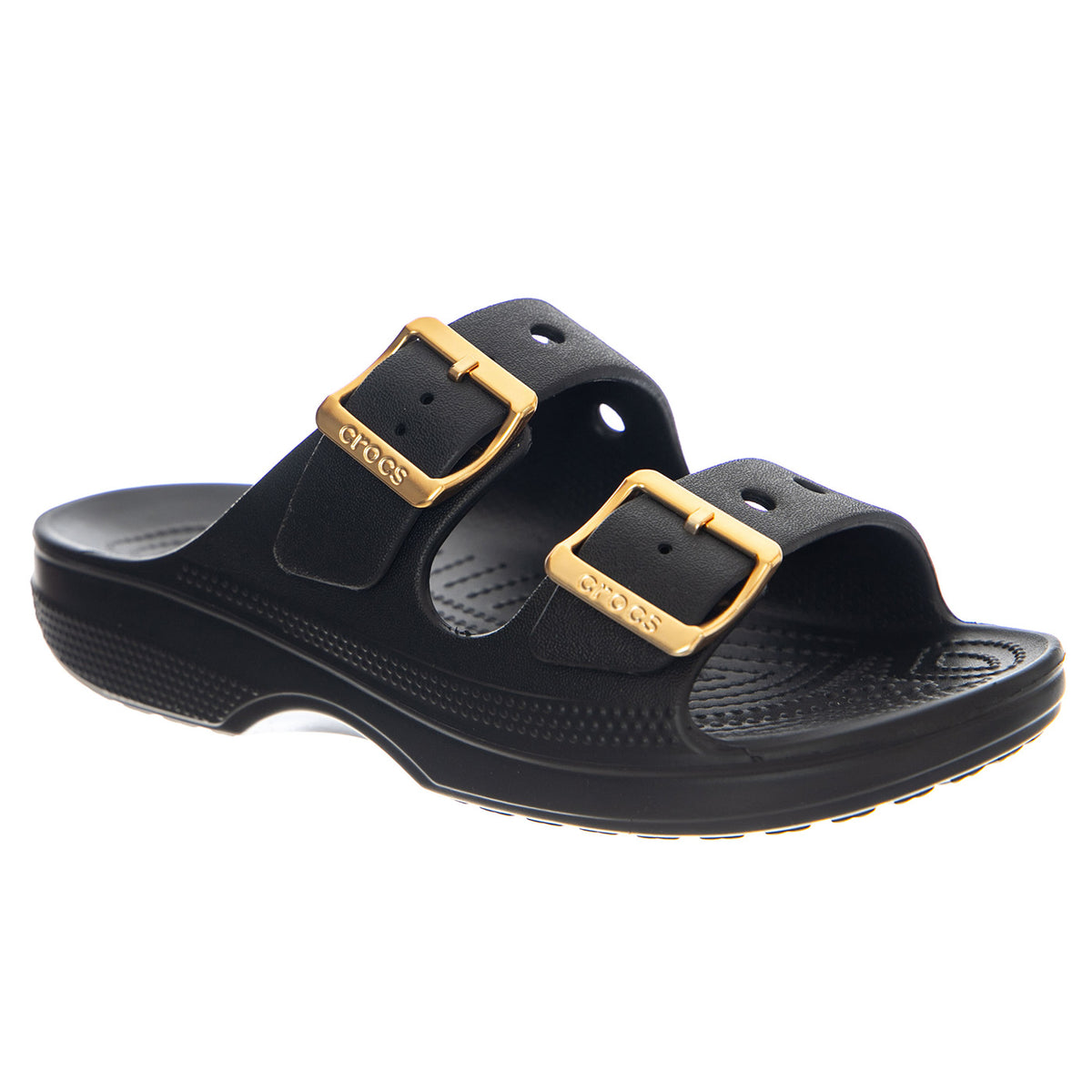 Saturday Metallic Buckle Sndl Black - Sandali Donna Neri CR.213316 BLK CROCS 
