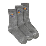 Valley Grove Socken, Grau meliert – 3er-Set graue Socken von Dickies Accessories