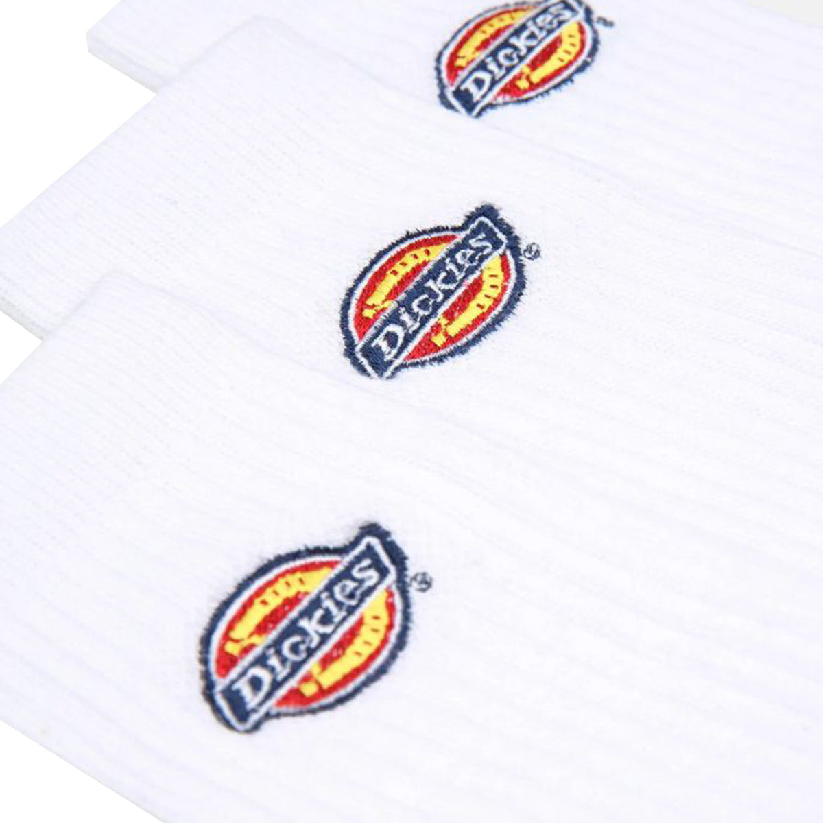 VALLEY GROVE SOCK - Set da Tre Paia di Calzini Bianchi DK0A4X 82WHX1 DICKIES 