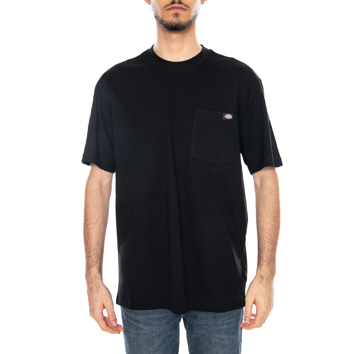 Luray Pocket Tee SS Black - Maglietta Girocollo Uomo Nera DK0A4Y FCBLK1 DICKIES 