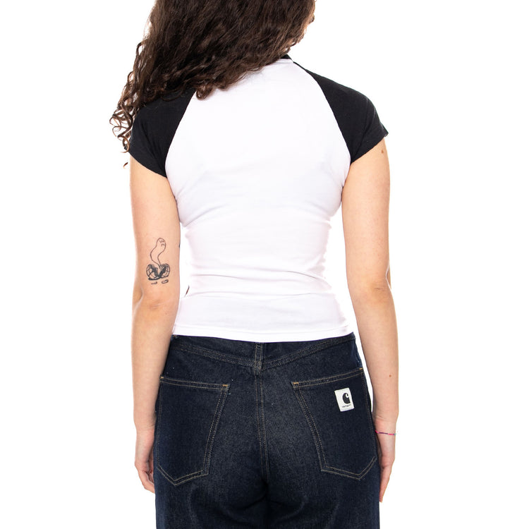 DERBY RAGLAN SS TEE W White - Maglietta Girocollo Donna Bianca DK0A883A 0WH1 DICKIES 