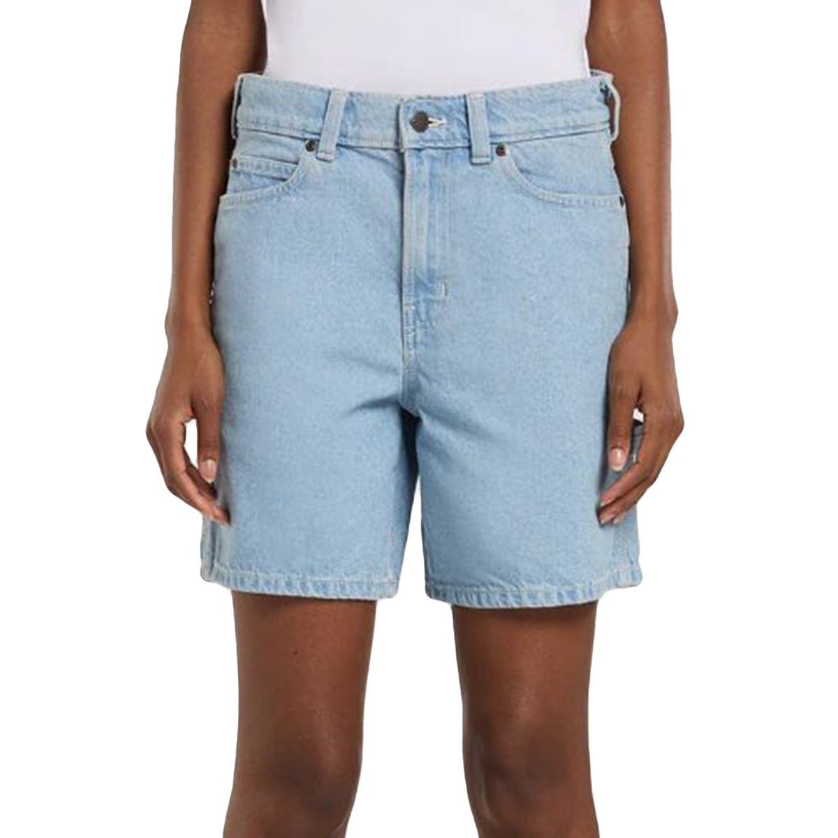 993 7 INCH CARPENTER SHORT VINTAGE BLUE - Bermuda Denim Jeans Donna Blu DK0A88PB C151 DICKIES 