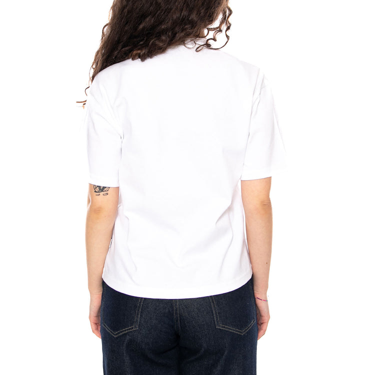 POLK SS TEE W White - Maglietta Girocollo Donna Bianca DK0A88PC 0WH1 DICKIES 