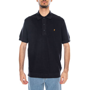 Thornley Knitted True Navy - Polo Uomo Blu Scuro F4GSG024 412 FARAH 