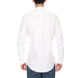 Brewer LS BD Shirt White - Camicia Uomo Bianca F4WSB060 104 FARAH 