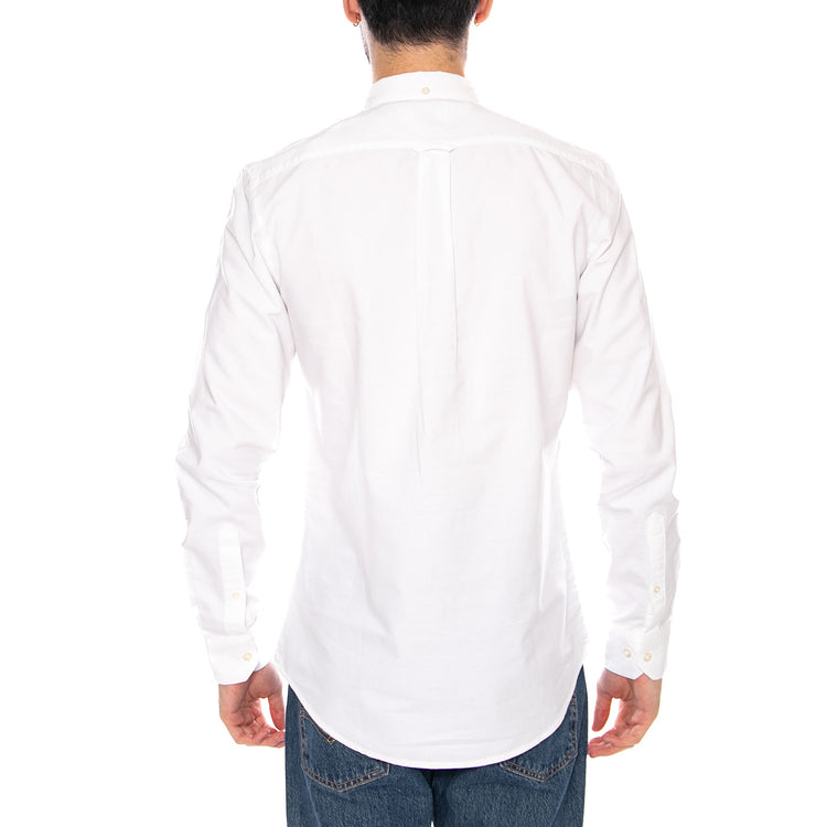 Brewer LS BD Shirt White - Camicia Uomo Bianca F4WSB060 104 FARAH 