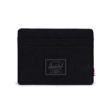 CHARLIE CARDHOLDER BLACK TONAL - Schwarze Geldbörse ACCESSOIRES HERSCHEL