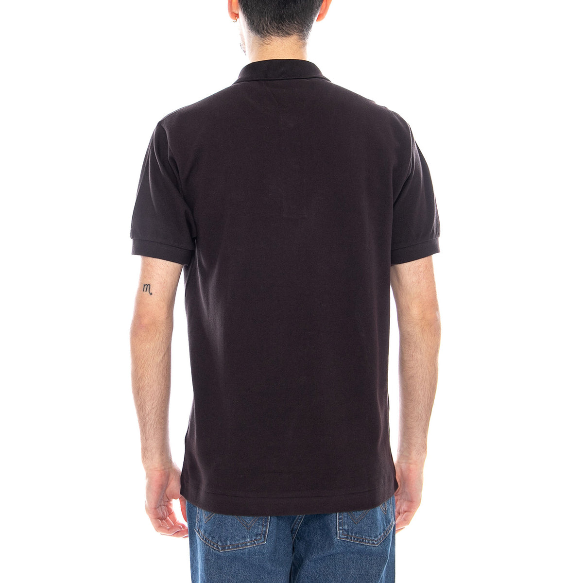 MAGLIETTA M/C - Polo Uomo Maniche Corte Nera 1212 3LA LACOSTE 