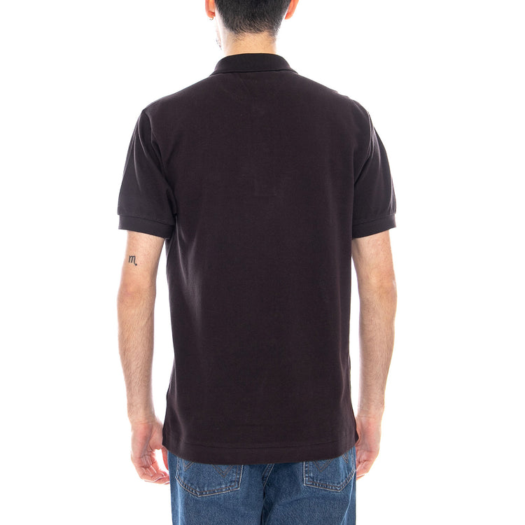 MAGLIETTA M/C - Polo Uomo Maniche Corte Nera 1212 3LA LACOSTE 