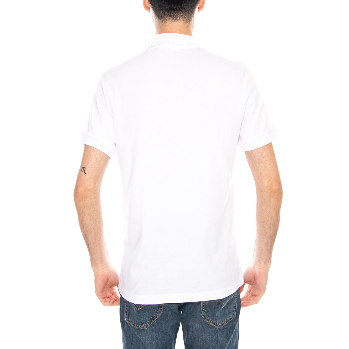 Basic Logo Mc-001 Polo White - Polo Uomo Bianca DH2050 001 LACOSTE 