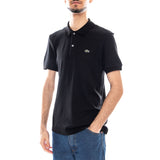 Polohemd für Herren, Schwarz, Lacoste – Kurzarm-T-Shirt mit Logo, Herren, LACOSTE