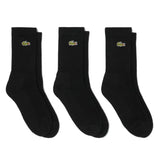 Socken – 3er-Set schwarze Socken mit Lacoste-Logo LACOSTE ACCESSORIES