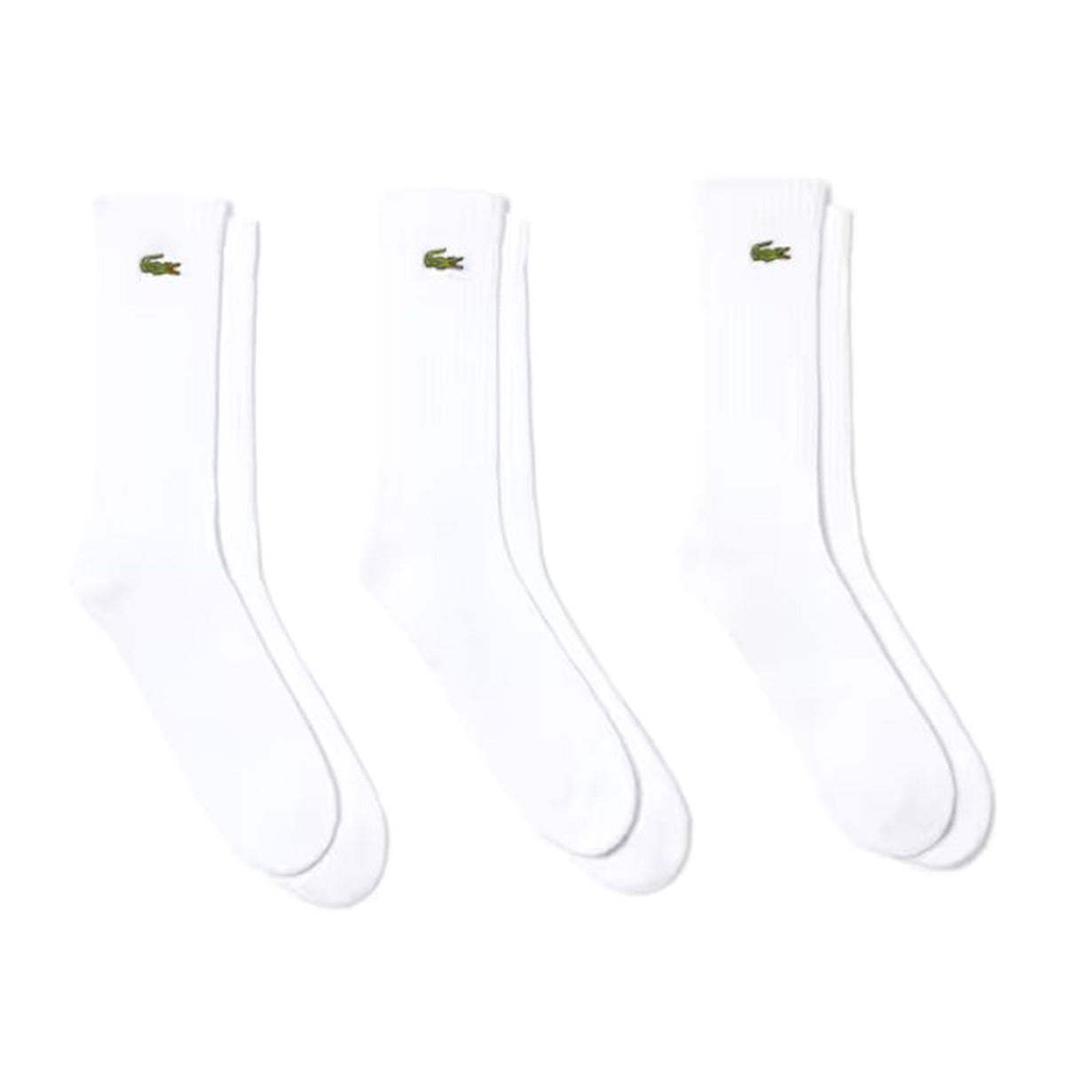 Calze - Set da Tre Paia di Calzini Bianchi con Logo Lacoste RA4182 Z92 LACOSTE 