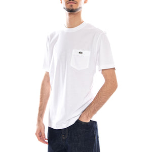 T-Shirt - Maglietta Girocollo Lacoste Uomo Bianca TH2827 001 LACOSTE 