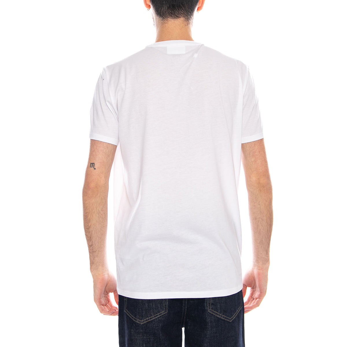 T-Shirt Bianca con Logo Uomo - Lacoste TH6709 001 LACOSTE 