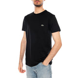 T-SHIRT BLACK - Herren-Crewneck-T-Shirt Schwarz  Herren LACOSTE
