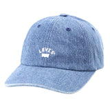 Lazy Girl Logo Cap – Caviar Seersucker – Visierkappe LEVIS ACCESSOIRES