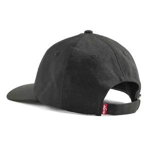 Lazy Girl Logo Cap - Caviar Seersucker Black - Cappellino con Visiera 000AG 0014 LEVIS 