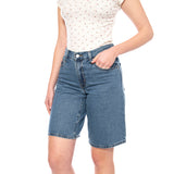 Baggy Dad Jort – Wir haben es geschafft – Shorts Damen Blau Damen LEVIS
