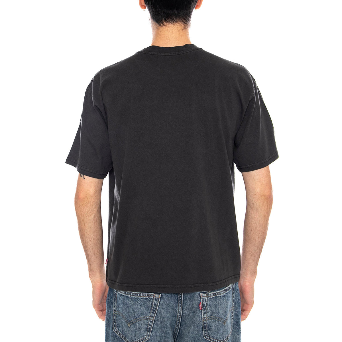 Boxy SS Tee - Garment Dye Jet Black - Maglietta Girocollo Uomo Nera 0049F 0025 LEVIS 