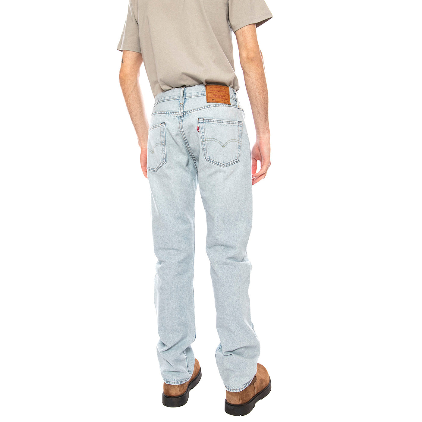 501® Levi's® Original Brightside - Denim Jeans Uomo Blu 00501-3741 Light Indigo LEVIS 