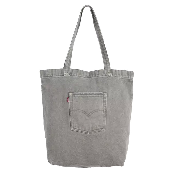 LEVI'S TOTE SUNSHINE EVENING GREY - Borsa Tote Denim Jeans Grigia 005FV-0004 GRY LEVIS 