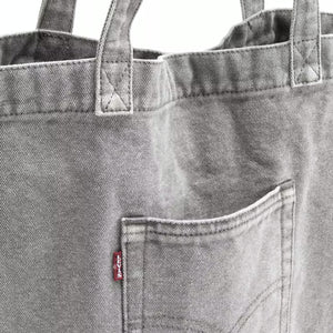 LEVI'S TOTE SUNSHINE EVENING GREY - Borsa Tote Denim Jeans Grigia 005FV-0004 GRY LEVIS 