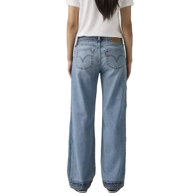 LOW LOOSE UPON REFLECTION - Pantaloni Denim Jeans Donna Blu 005LP 0000 LEVIS 