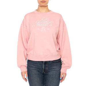 GRAPHIC VINTAGE BOXY SWEATSHIRT PINK - Felpa Girocollo Donna Rosa<BR/> 005OZ 0014 LEVIS 