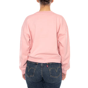 GRAPHIC VINTAGE BOXY SWEATSHIRT PINK - Felpa Girocollo Donna Rosa<BR/> 005OZ 0014 LEVIS 