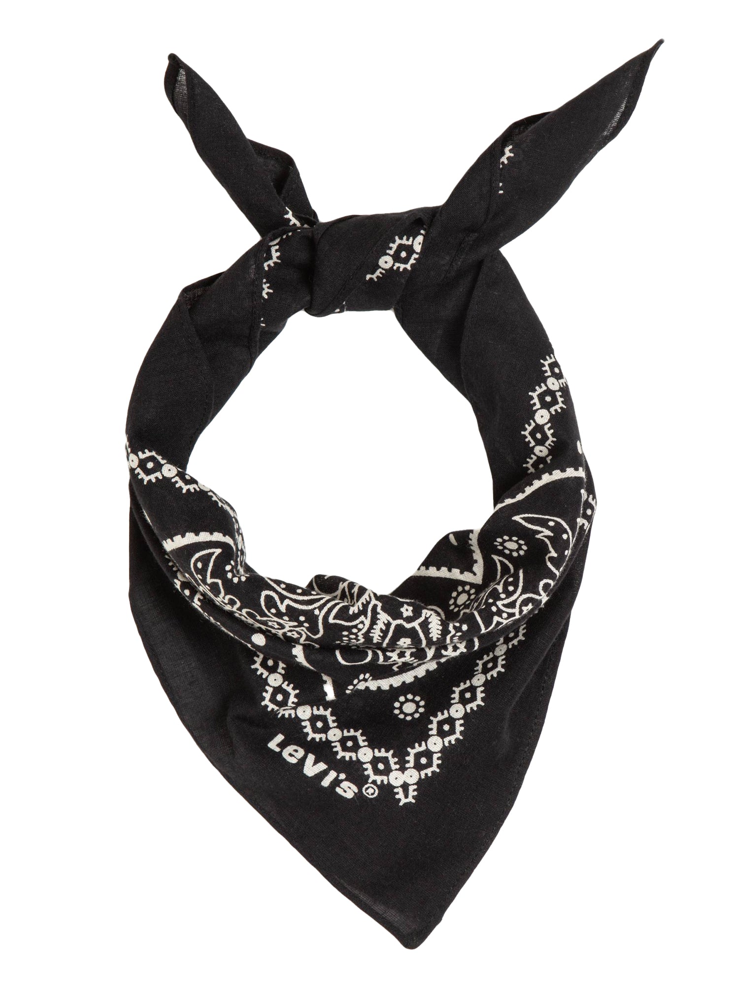 PAISLEY BANDANA CAVIAR BLACK - Bandana Nera 77138 0631 LEVIS 