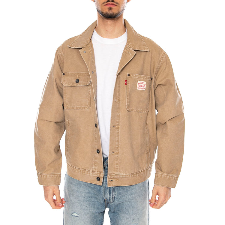 SUNRISE TRUCKER TIGER'S EYES - Giacca Uomo Beige A4820 0023 LEVIS 