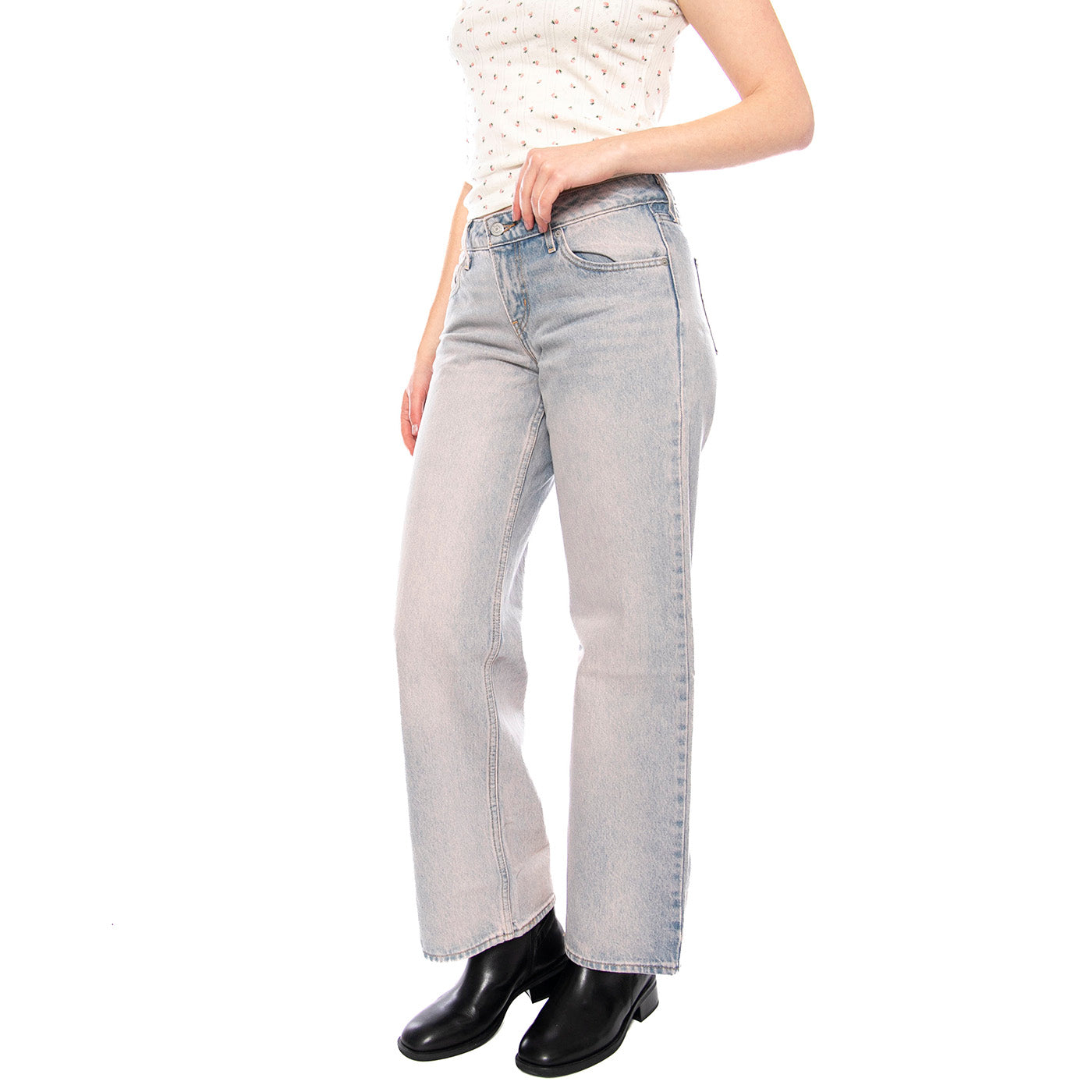 Low Loose - Good Grades Tencel - Pantaloni Donna Rosa A5566 0048 LEVIS 
