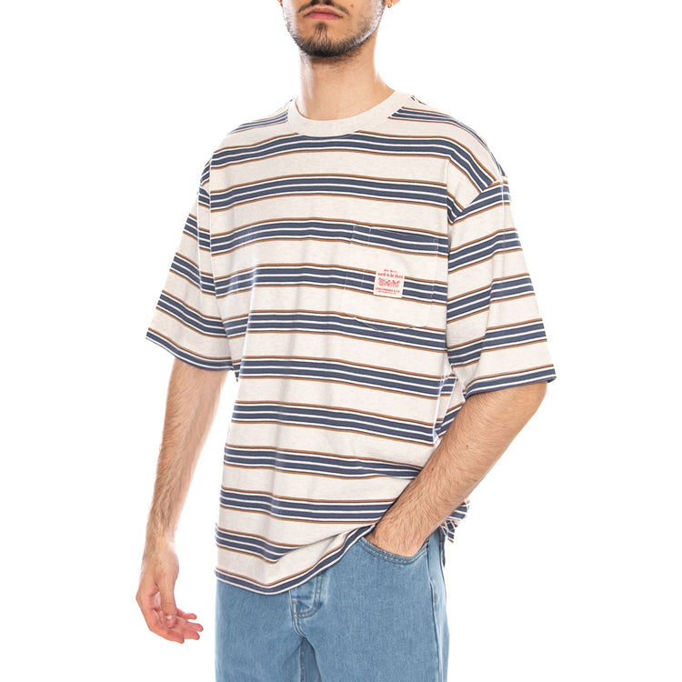 Workwear Tee Caspian Stripe - Maglietta Girocollo Uomo Multicolore A5850-0027 CSW LEVIS 