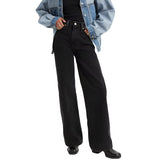 Ribcage Wide Leg H223 Schwarz - Schwarze Damenhose von LEVIS