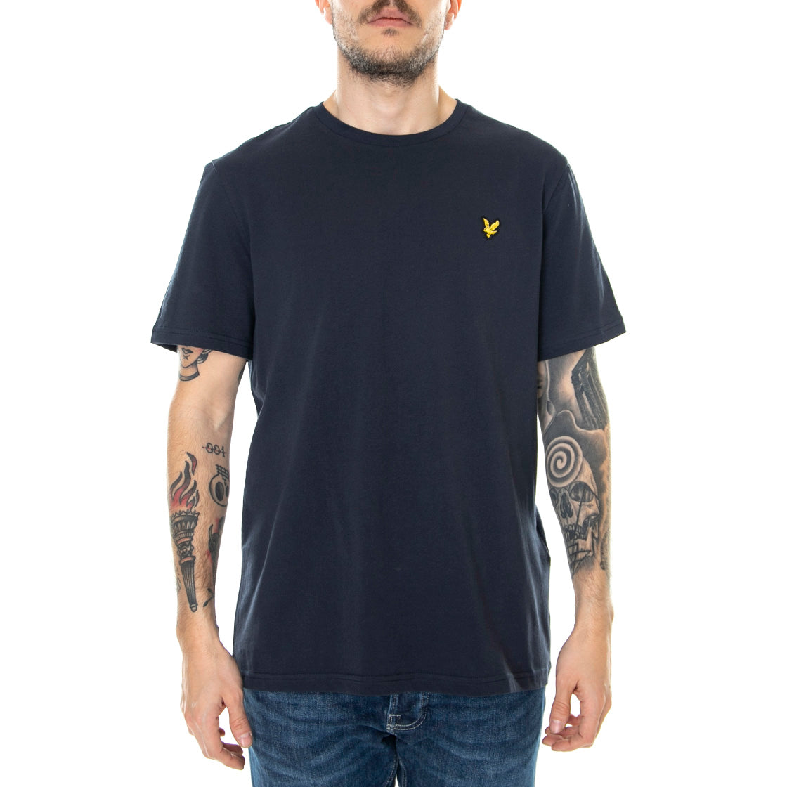 Plain T-Shirt Dark Navy / Black - Maglietta Girocollo TS400VOG Z27 LYLE & SCOTT 