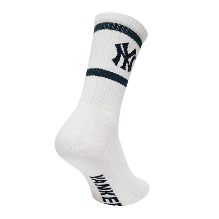 MLB Premium Socks New York Yankees - Calzini Bianchi con Logo 13113632 WHT NEW ERA 