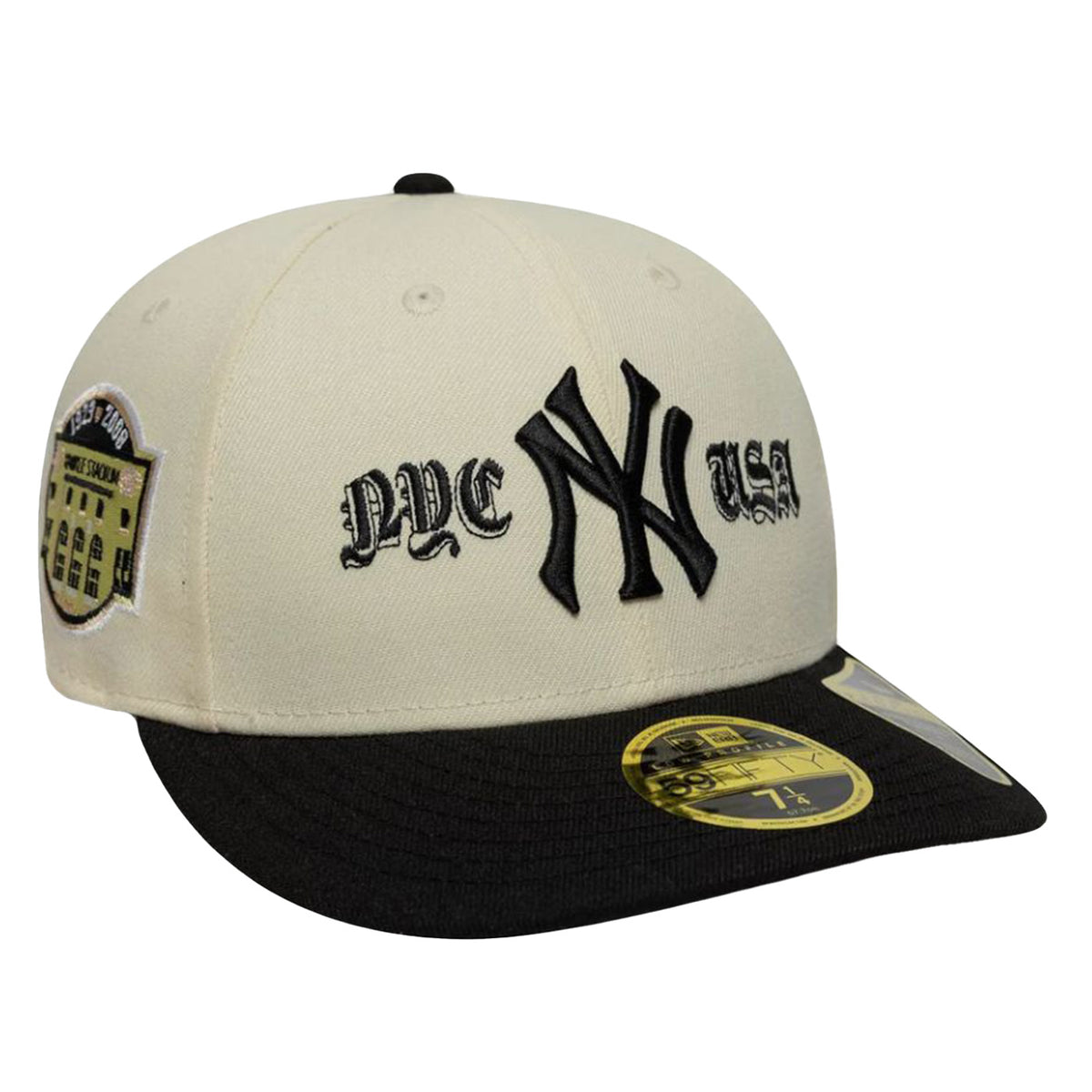 COOPS LOGO 59FIFTY® LP NEW YORK YANKEES White / Black - Cappellino con Visiera Bianco 60771843 LTCBLK NEW ERA 