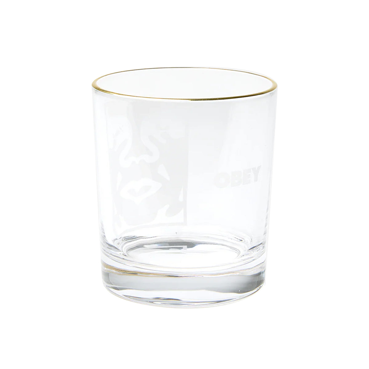 Bold Logo Drinking Glass Clear OBEY Logo - Bicchiere in Vetro con Logo OBEY 100040001 CLR OBEY 
